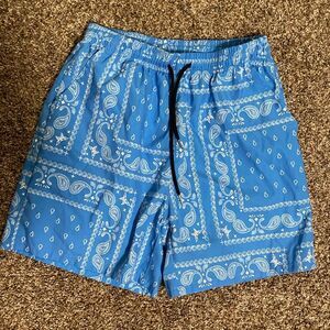Baby Blue bandana style shorts